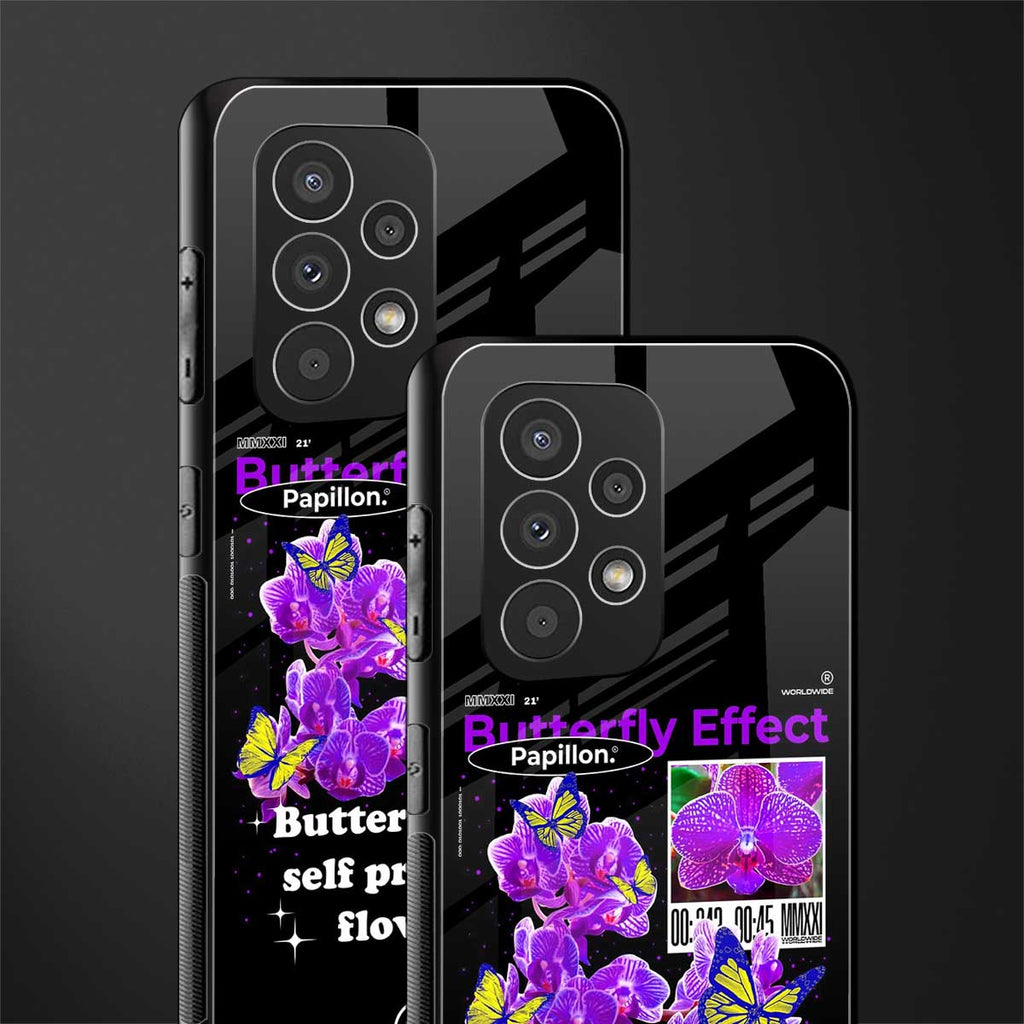 butterfly effect back phone cover | glass case for samsung galaxy a73 5g