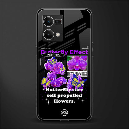 butterfly effect back phone cover | glass case for oppo f21 pro 4g