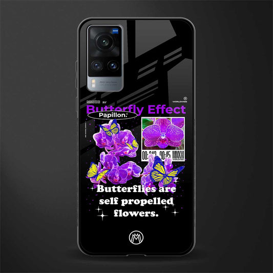 butterfly effect glass case for vivo x60 image