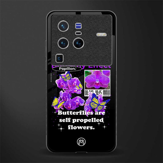 butterfly effect glass case for vivo x80 pro 5g image