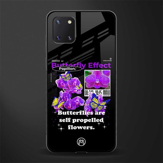butterfly effect glass case for samsung a81 image