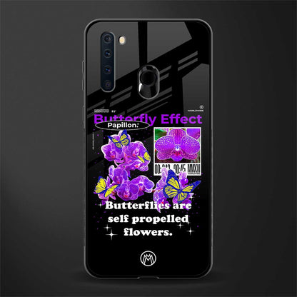 butterfly effect glass case for samsung a21 image