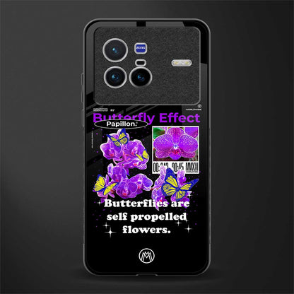 butterfly effect glass case for vivo x80 image