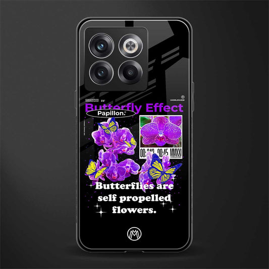 butterfly effect back phone cover | glass case for oneplus 10t