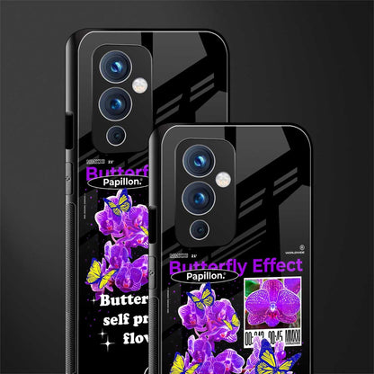 butterfly effect back phone cover | glass case for oneplus 9