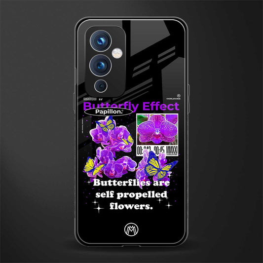 butterfly effect back phone cover | glass case for oneplus 9