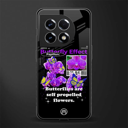 butterfly effect back phone cover | glass case for oneplus 11