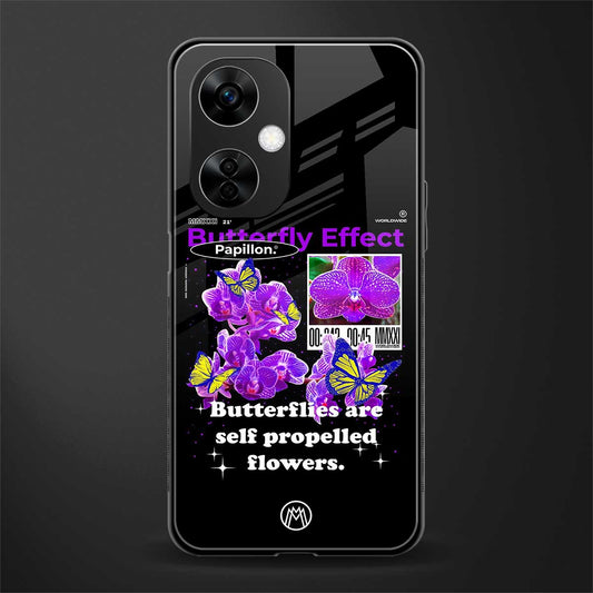 butterfly effect back phone cover | glass case for oneplus nord ce 3 lite