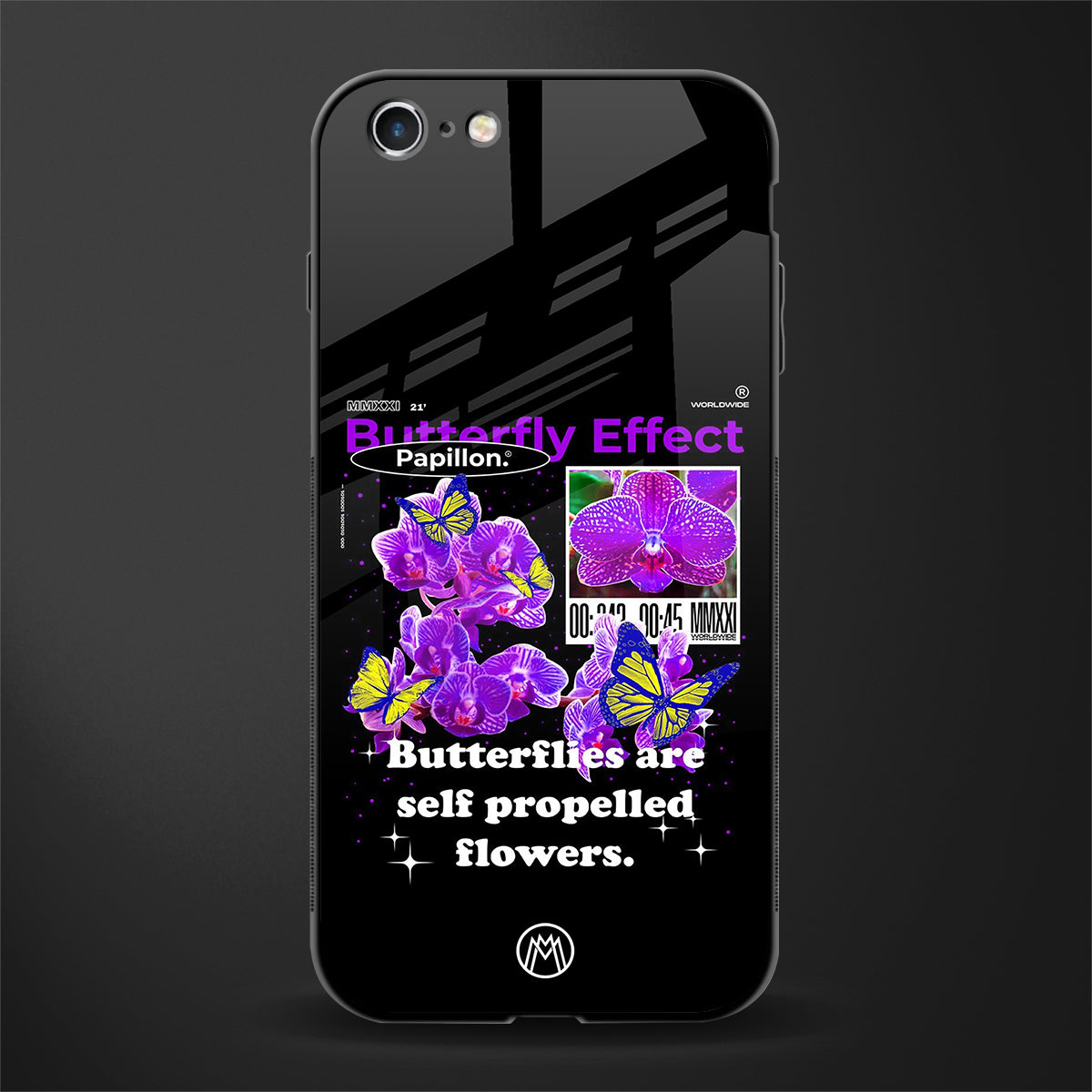 butterfly effect glass case for iphone 6s image