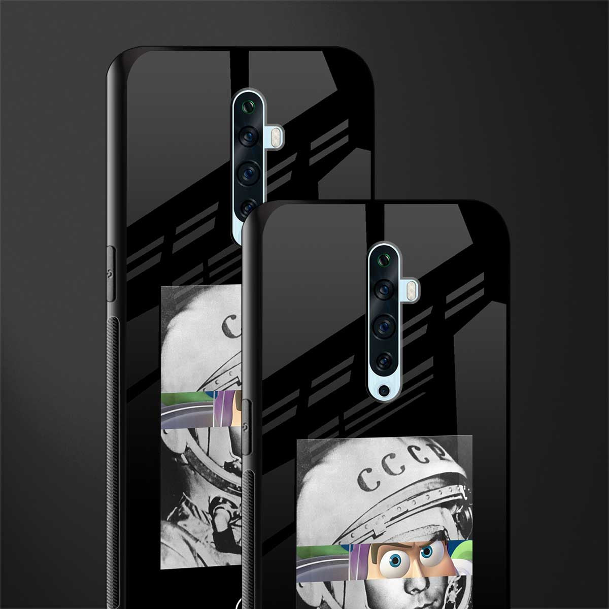 buzz lightyear astronaut mobile glass case for oppo reno 2z image-2