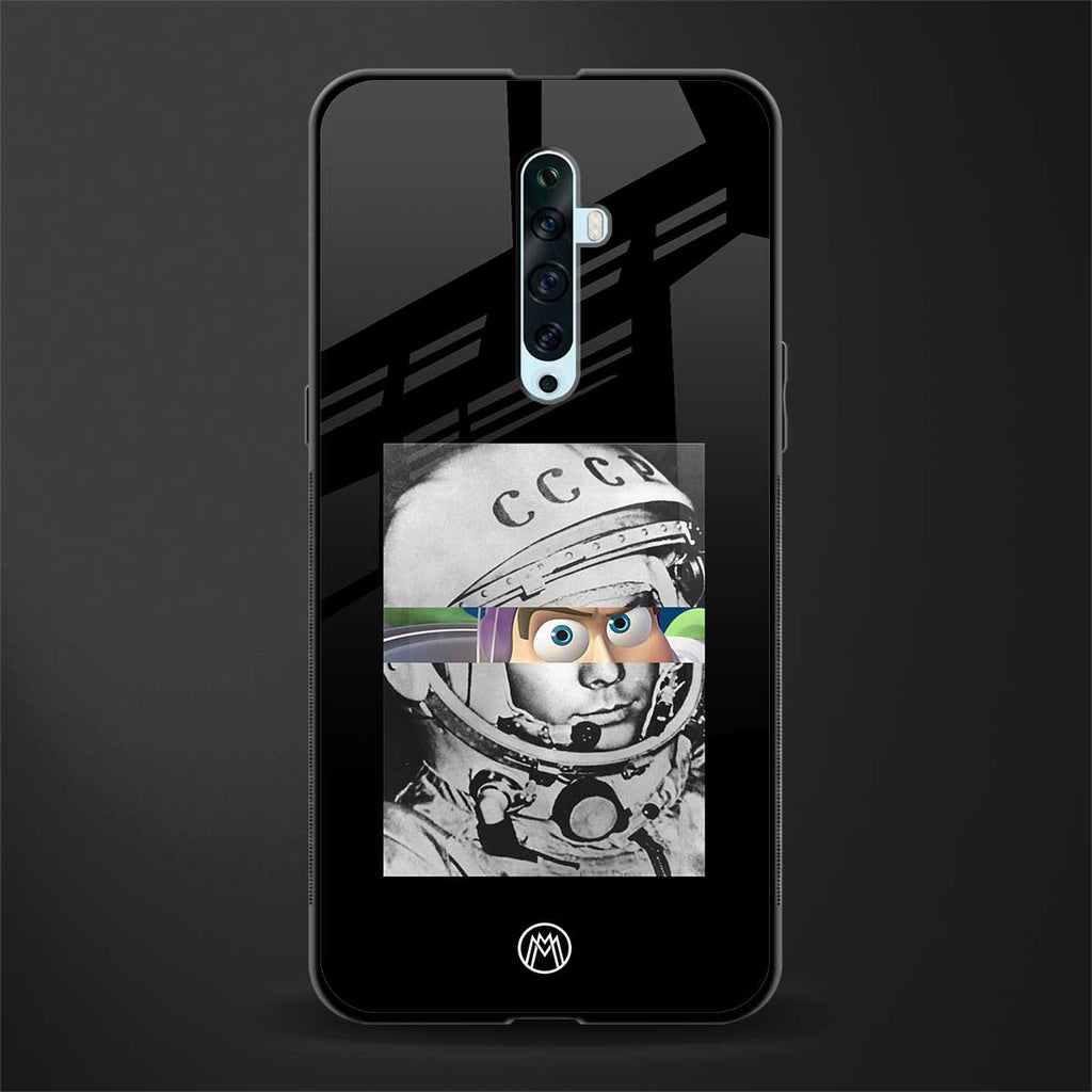 buzz lightyear astronaut mobile glass case for oppo reno 2f image