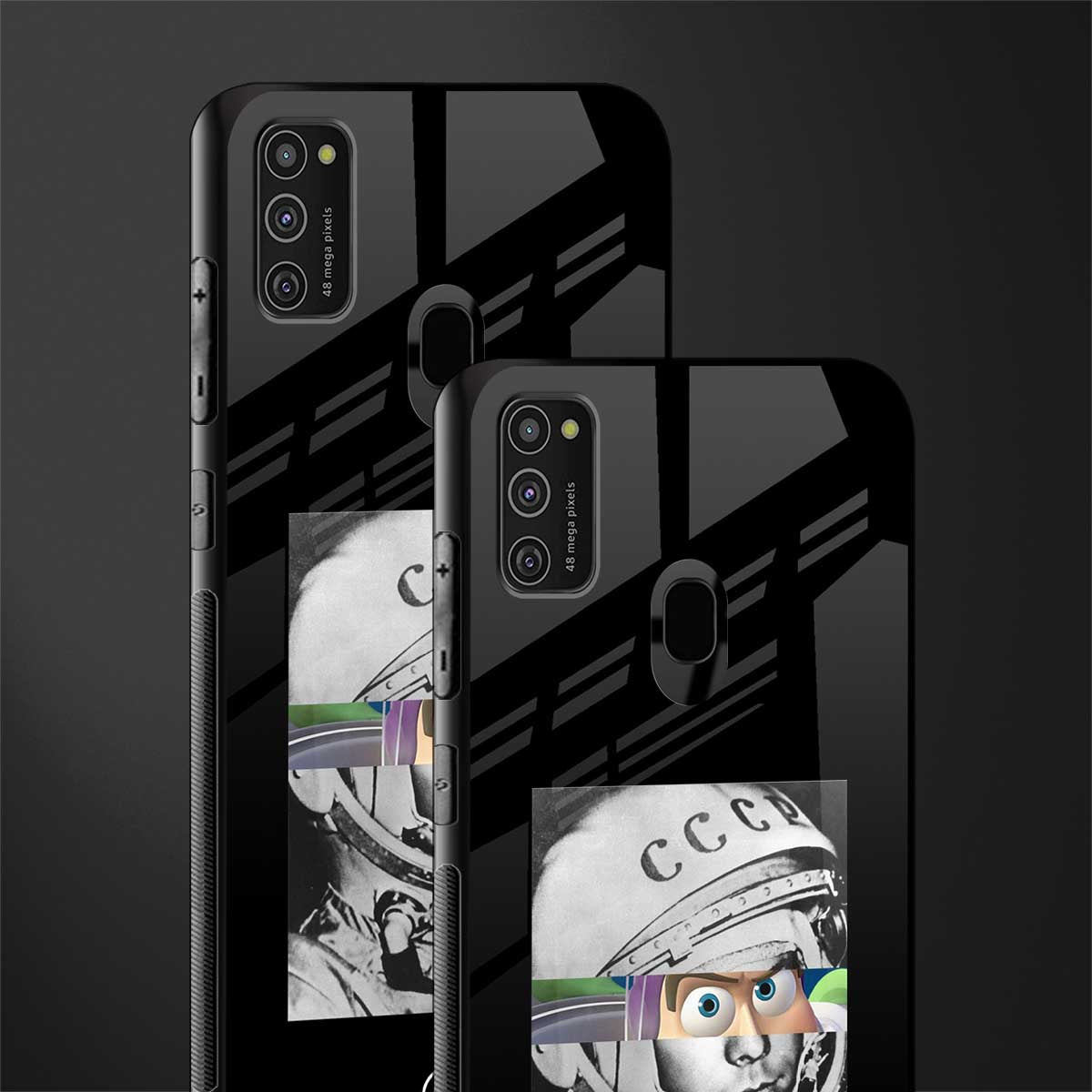 buzz lightyear astronaut mobile glass case for samsung galaxy m21 image-2