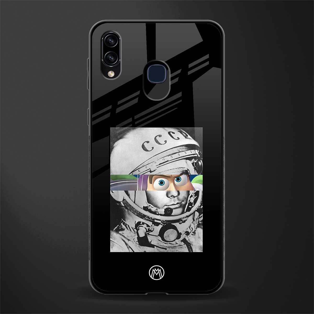 buzz lightyear astronaut mobile glass case for samsung galaxy m10s image