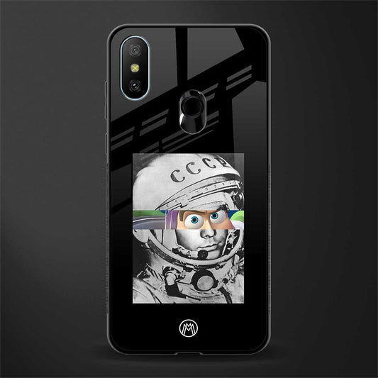 buzz lightyear astronaut mobile glass case for redmi 6 pro image