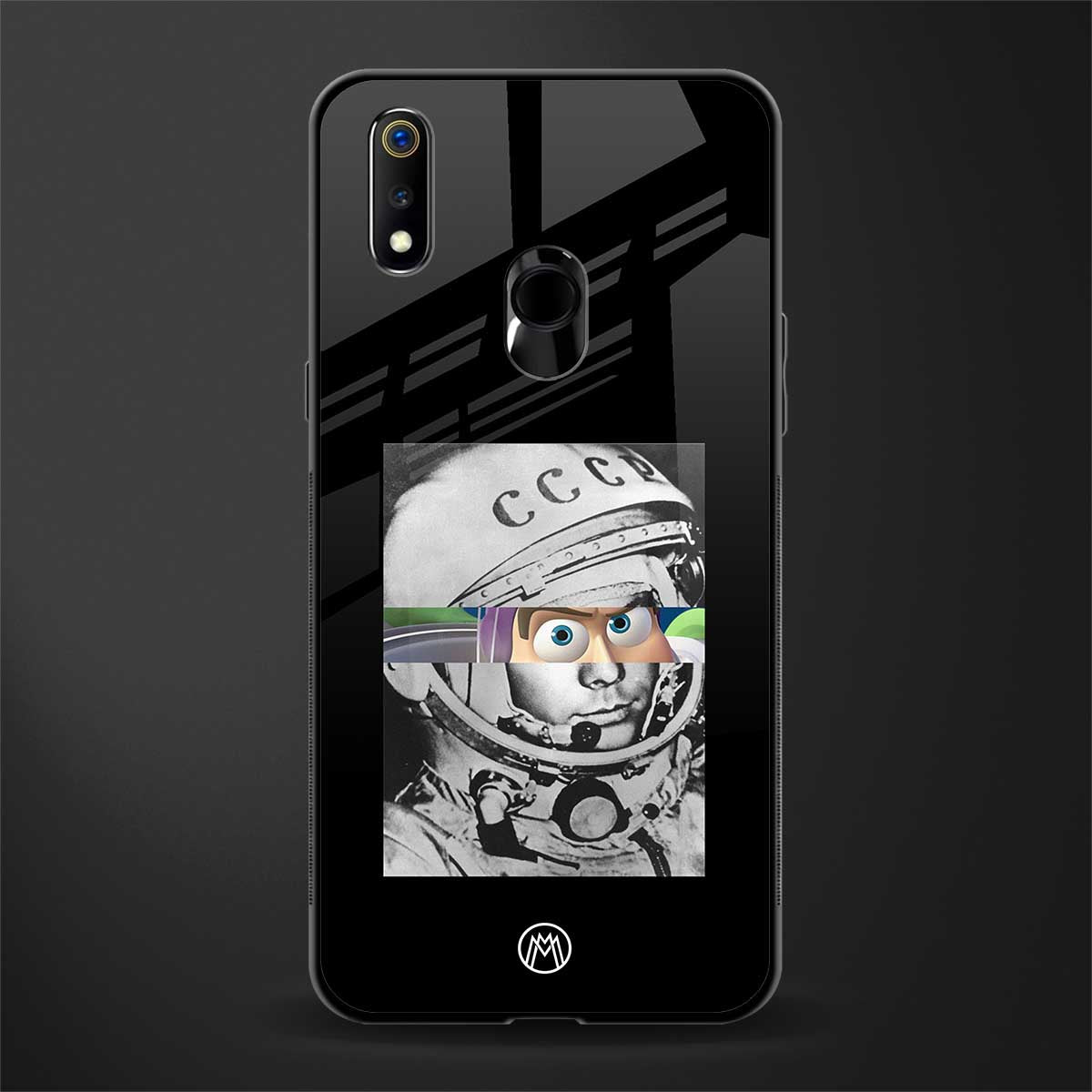 buzz lightyear astronaut mobile glass case for realme 3 pro image