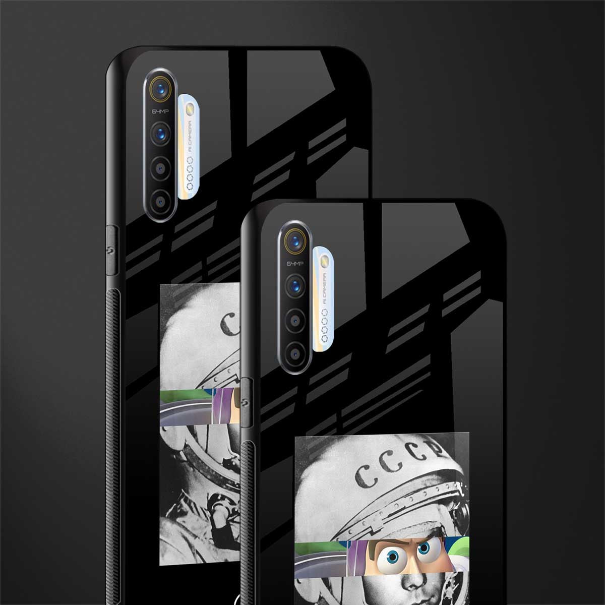 buzz lightyear astronaut mobile glass case for realme xt image-2