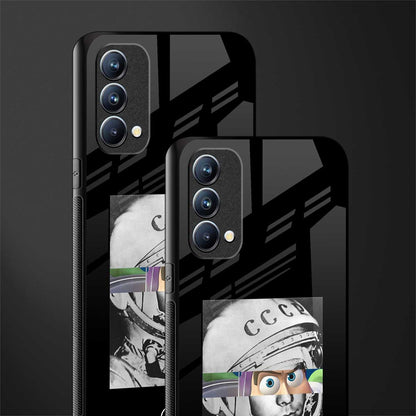 buzz lightyear astronaut mobile glass case for oppo f19s image-2