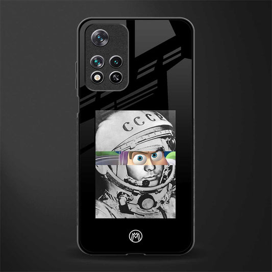 buzz lightyear astronaut mobile glass case for poco m4 pro 5g image