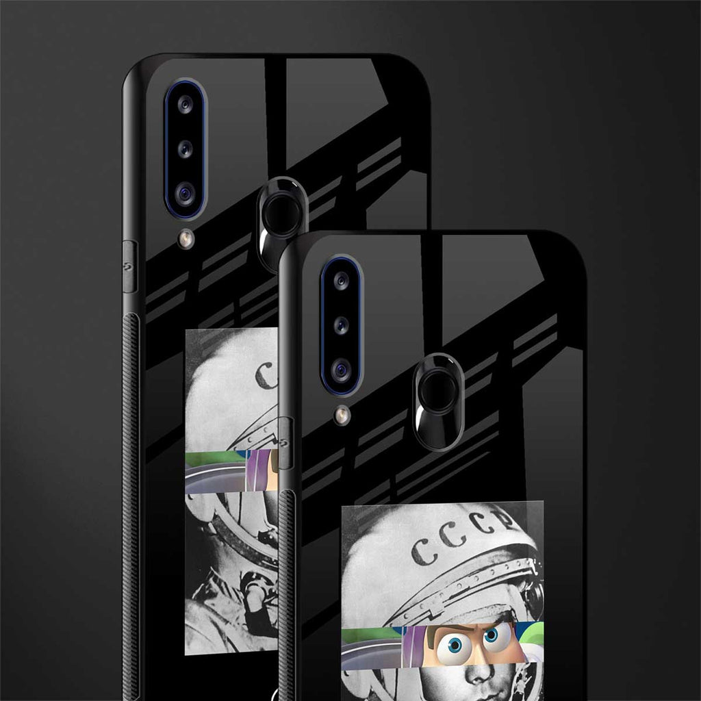 buzz lightyear astronaut mobile glass case for samsung galaxy a20s image-2