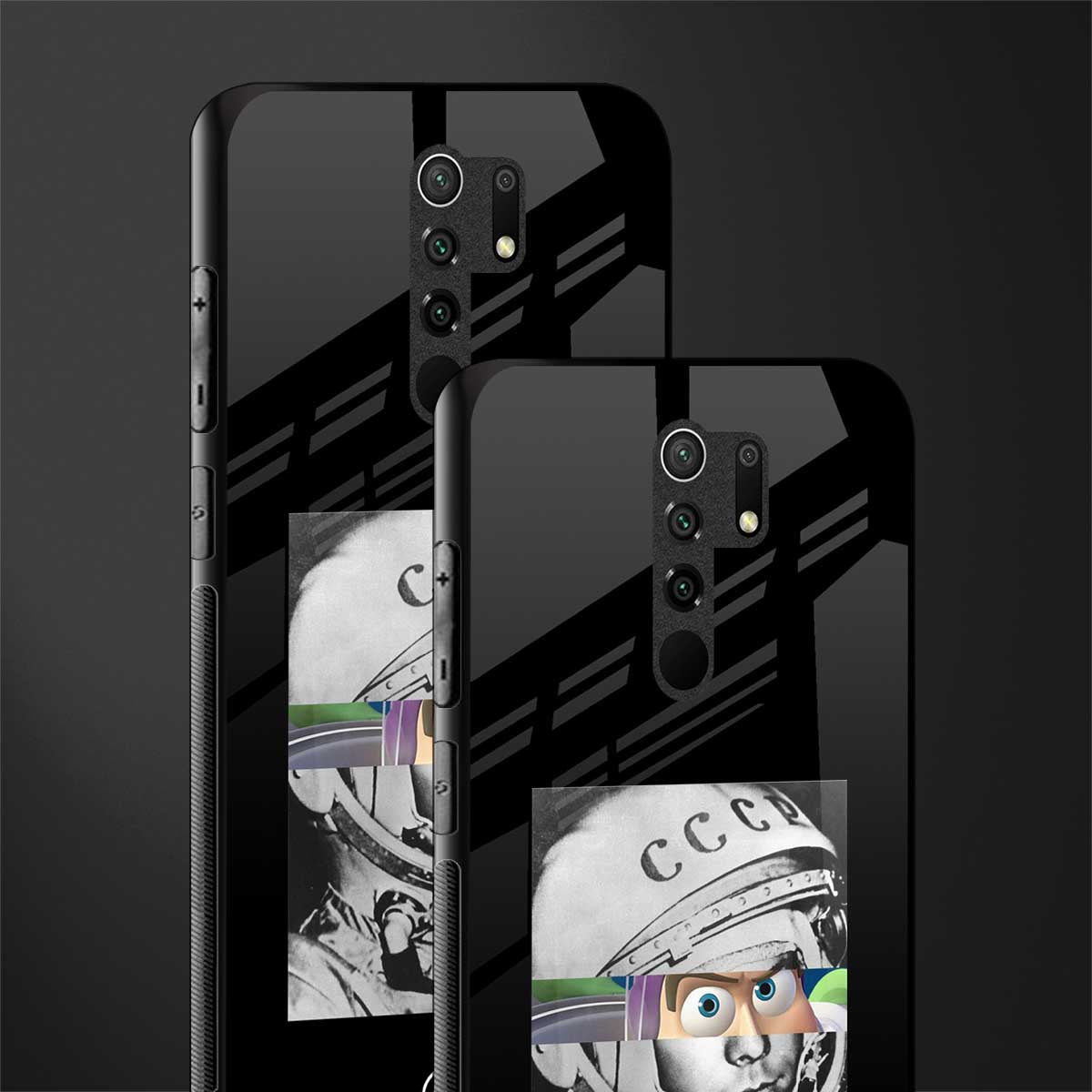 buzz lightyear astronaut mobile glass case for poco m2 image-2