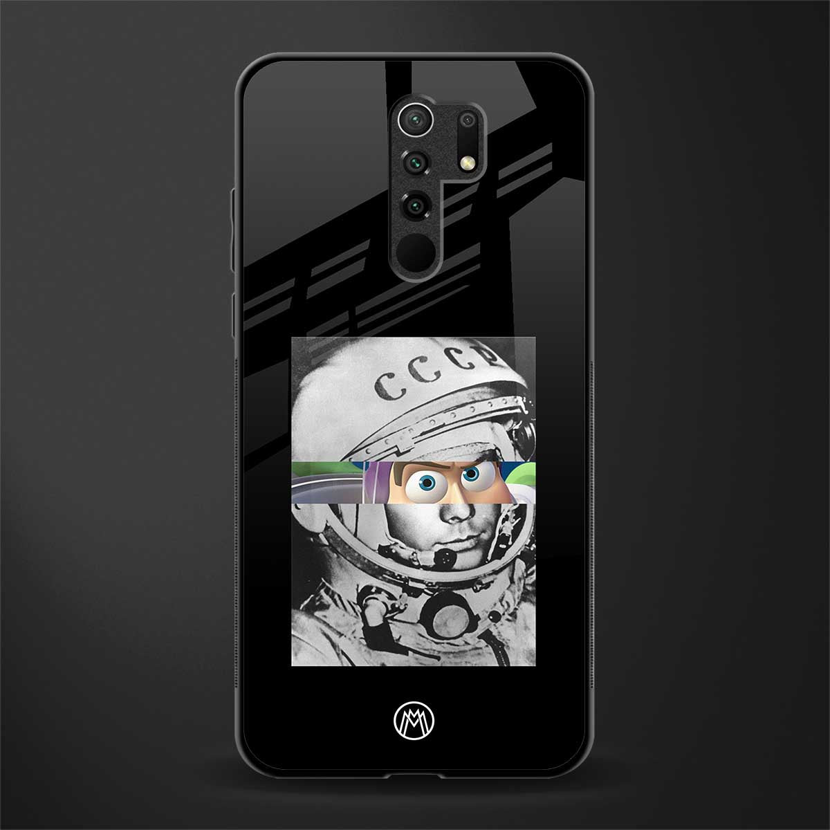 buzz lightyear astronaut mobile glass case for redmi 9 prime image