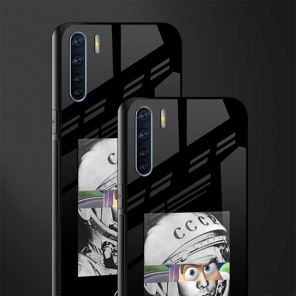 buzz lightyear astronaut mobile glass case for oppo f15 image-2