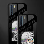 buzz lightyear astronaut mobile glass case for oppo f15 image-2