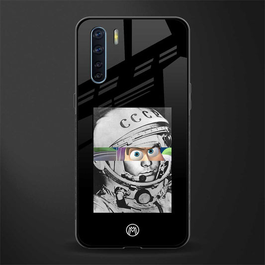 buzz lightyear astronaut mobile glass case for oppo f15 image