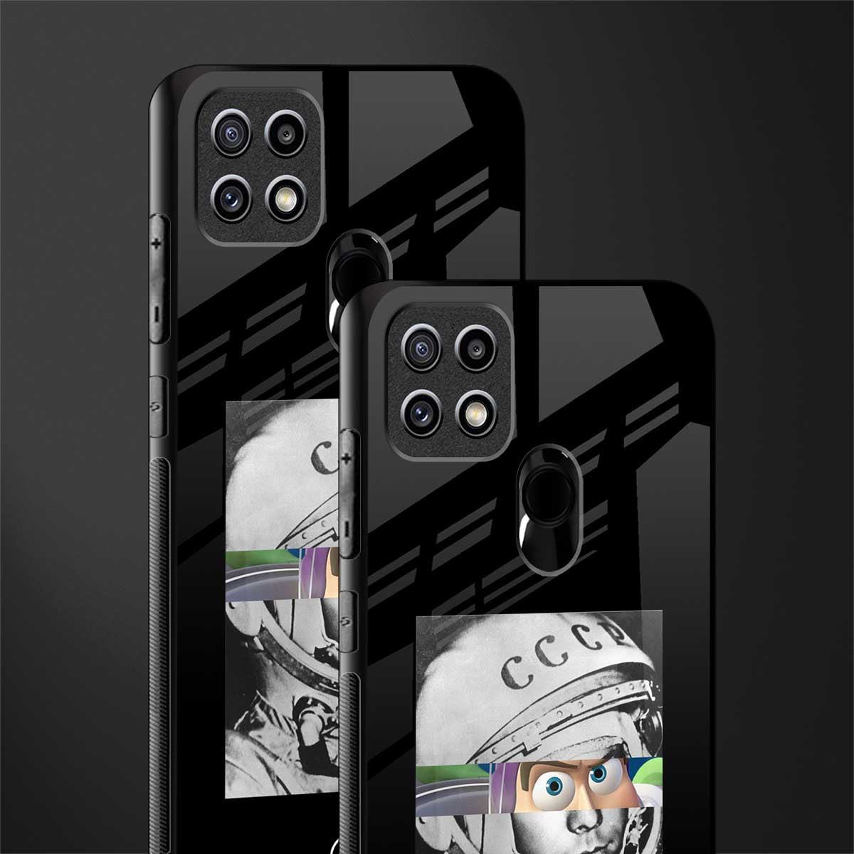 buzz lightyear astronaut mobile glass case for oppo a15 image-2