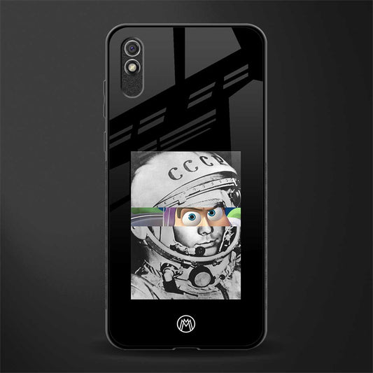 buzz lightyear astronaut mobile glass case for redmi 9i image