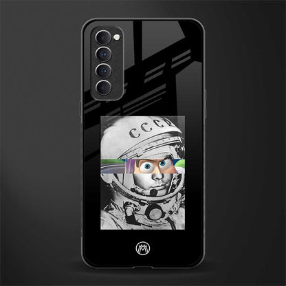 buzz lightyear astronaut mobile glass case for oppo reno 4 pro image