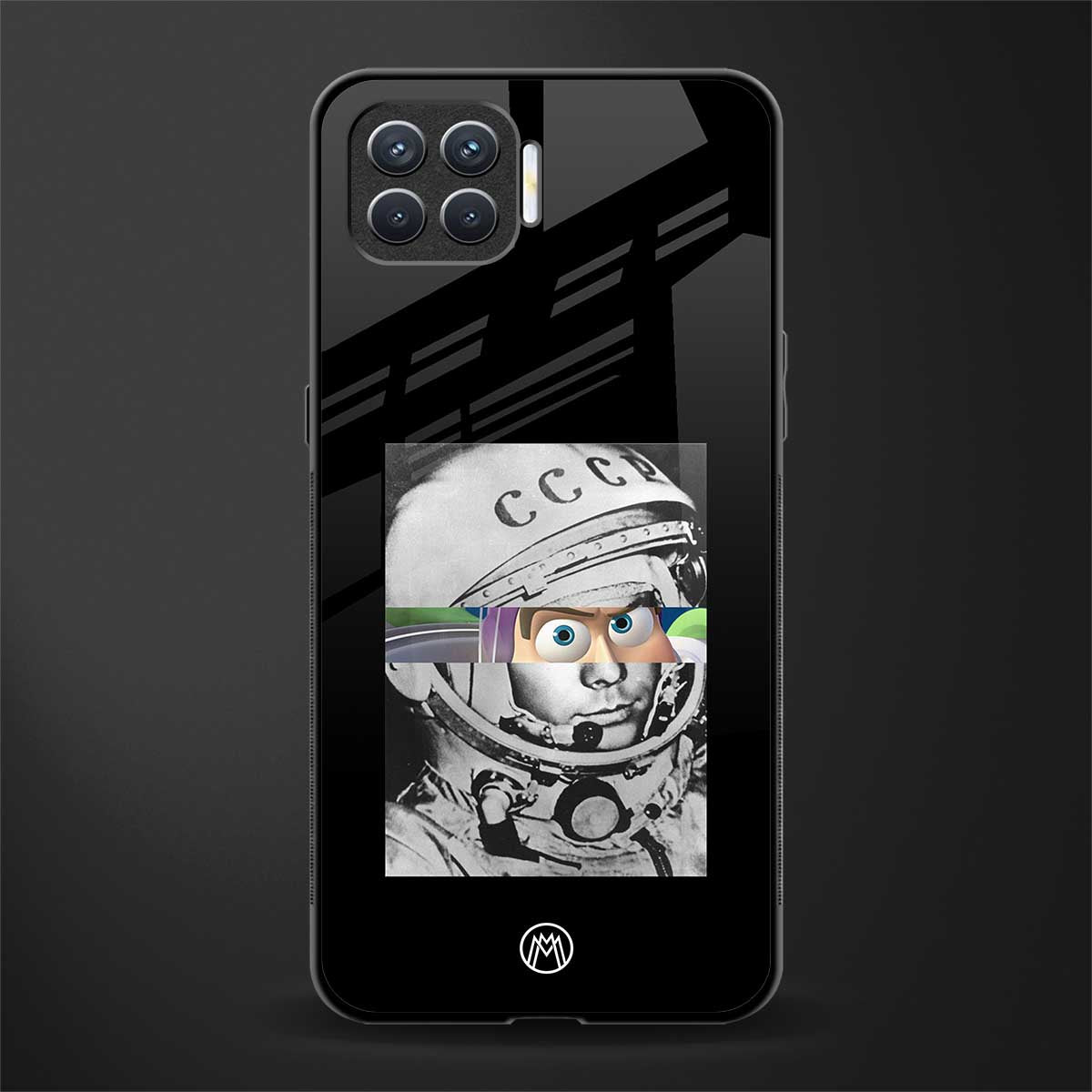 buzz lightyear astronaut mobile glass case for oppo f17 pro image