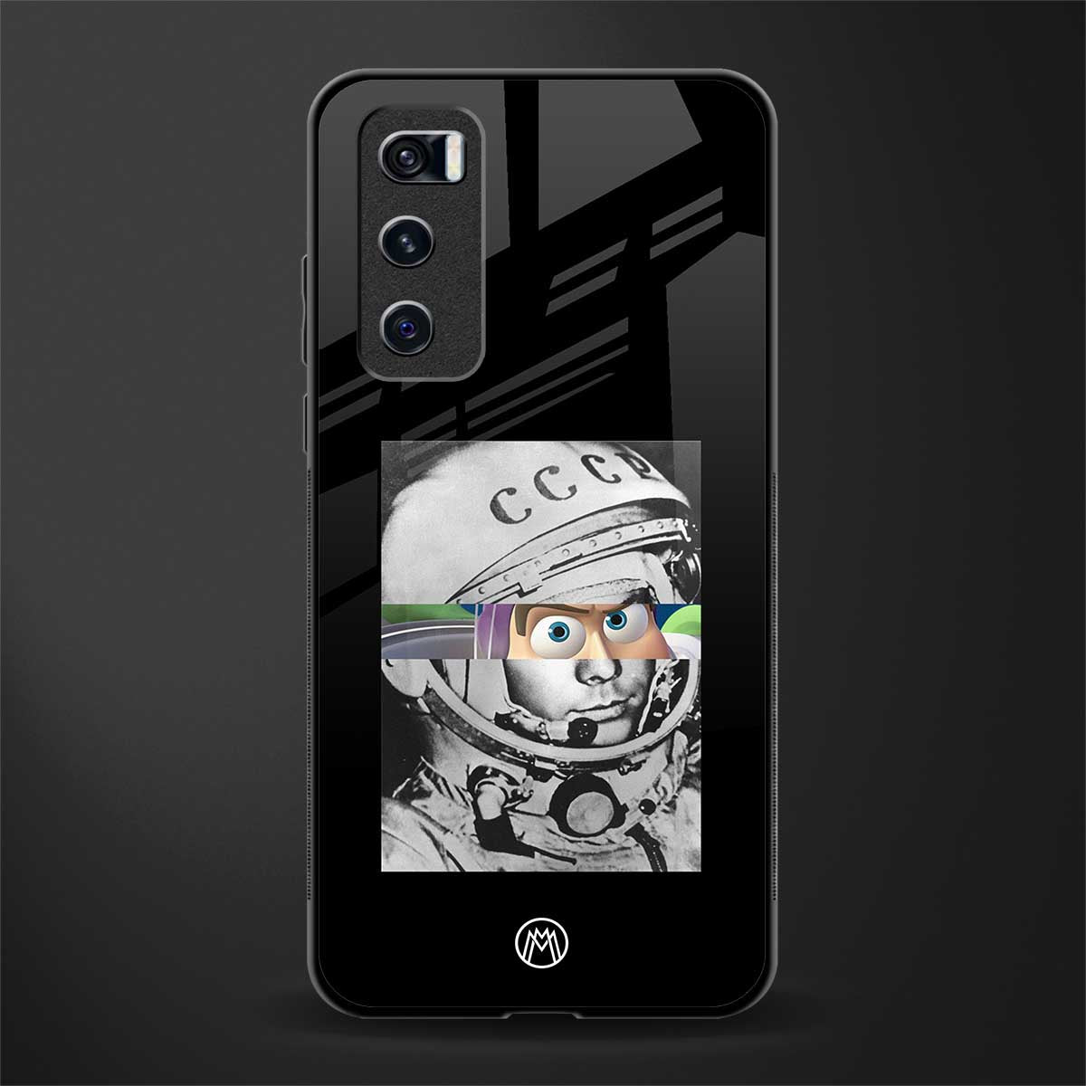 buzz lightyear astronaut mobile glass case for vivo v20 se image