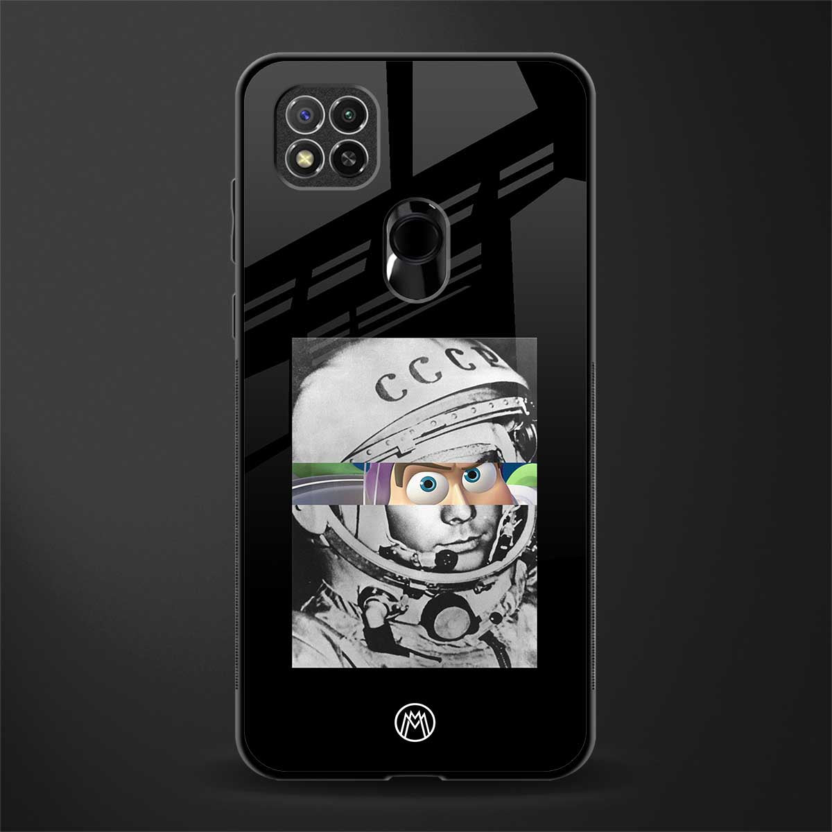 buzz lightyear astronaut mobile glass case for redmi 9 image