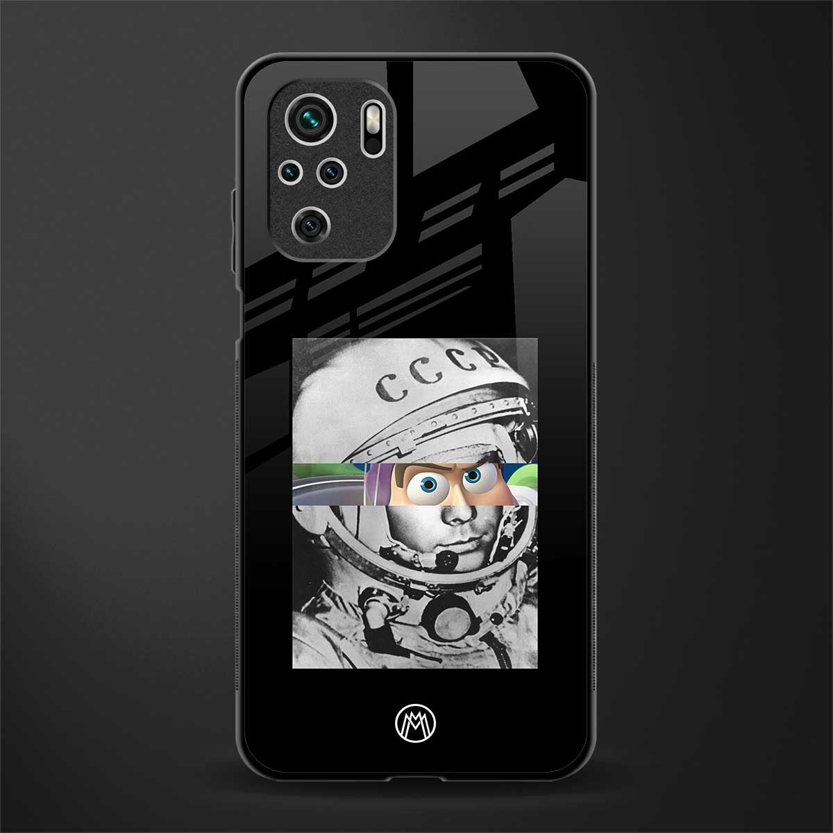 buzz lightyear astronaut mobile glass case for redmi note 10 image