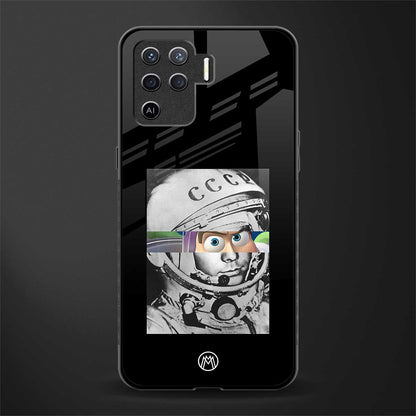 buzz lightyear astronaut mobile glass case for oppo f19 pro image