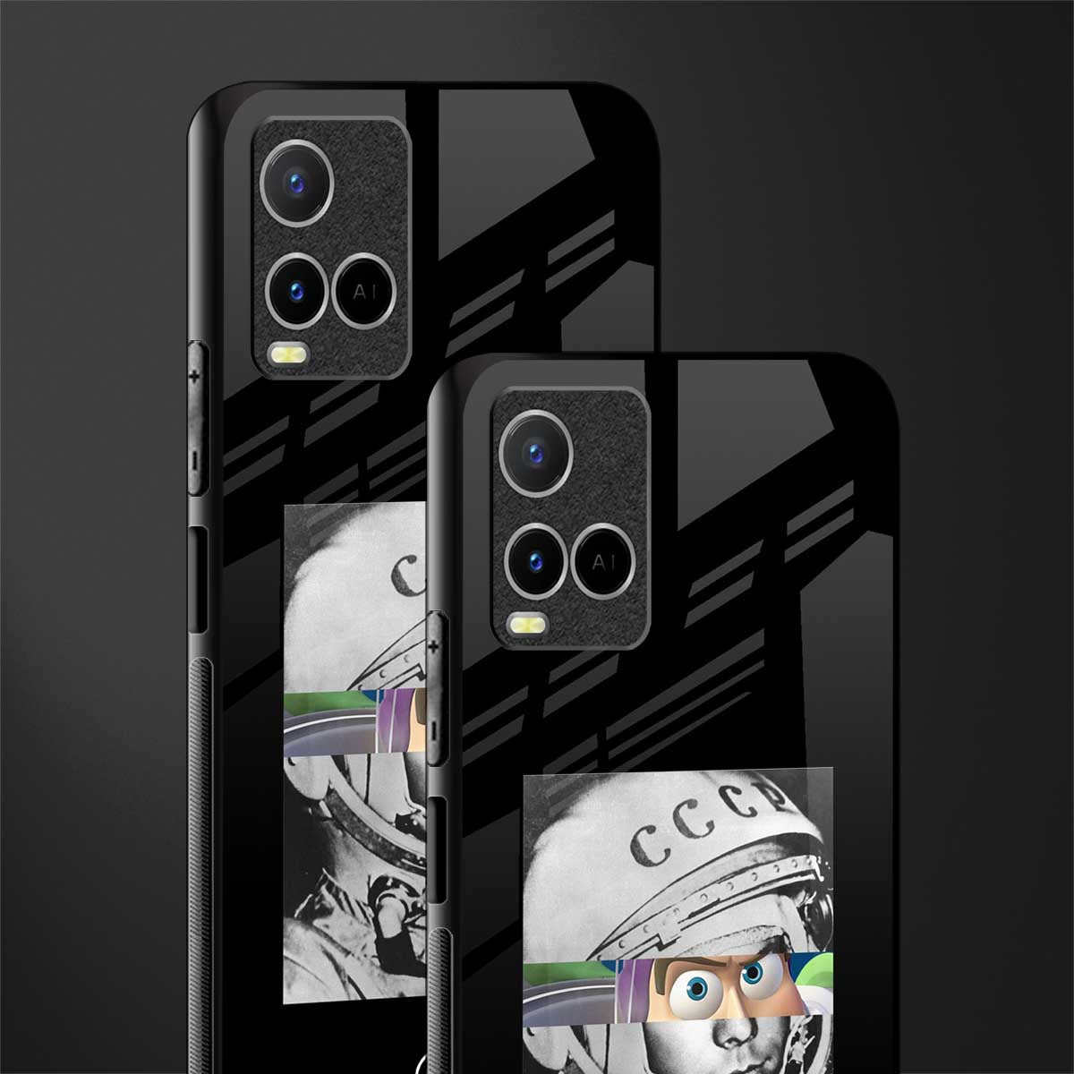 buzz lightyear astronaut mobile glass case for vivo y21t image-2