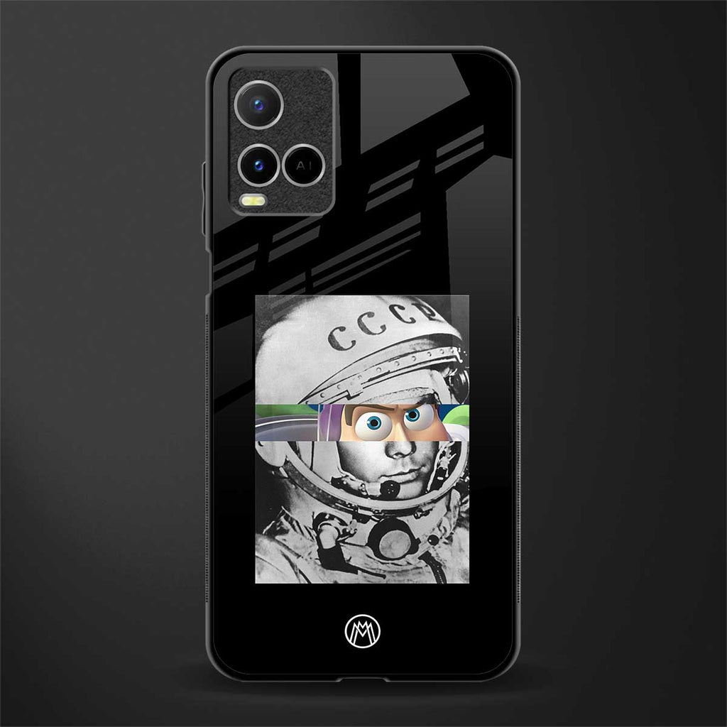 buzz lightyear astronaut mobile glass case for vivo y21s image