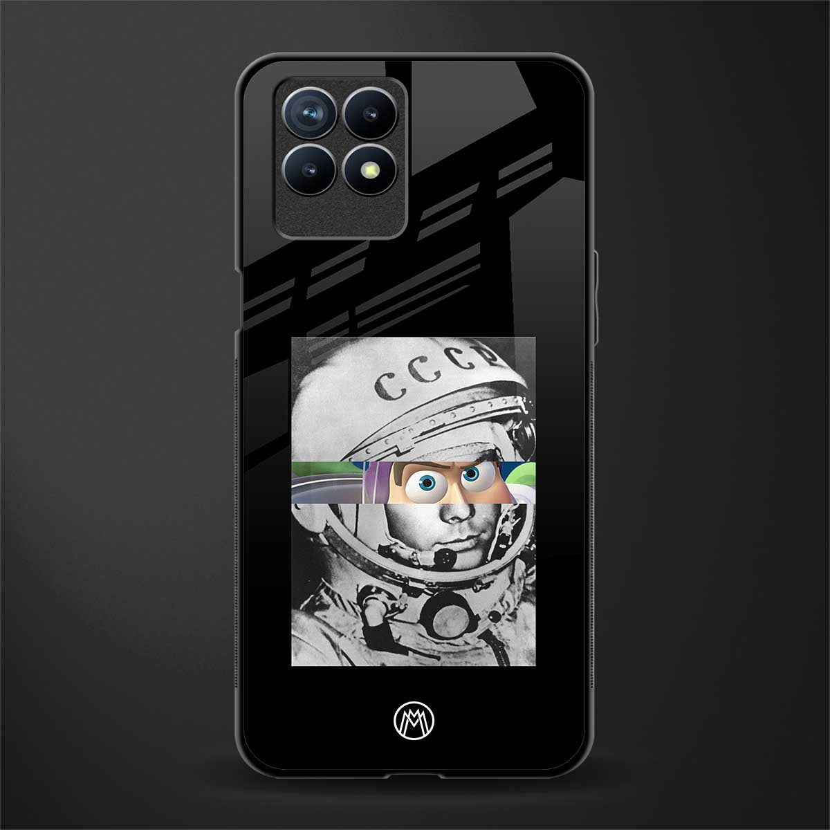buzz lightyear astronaut mobile glass case for realme 8i image
