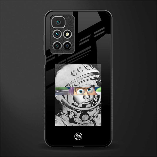 buzz lightyear astronaut mobile glass case for redmi 10 prime image