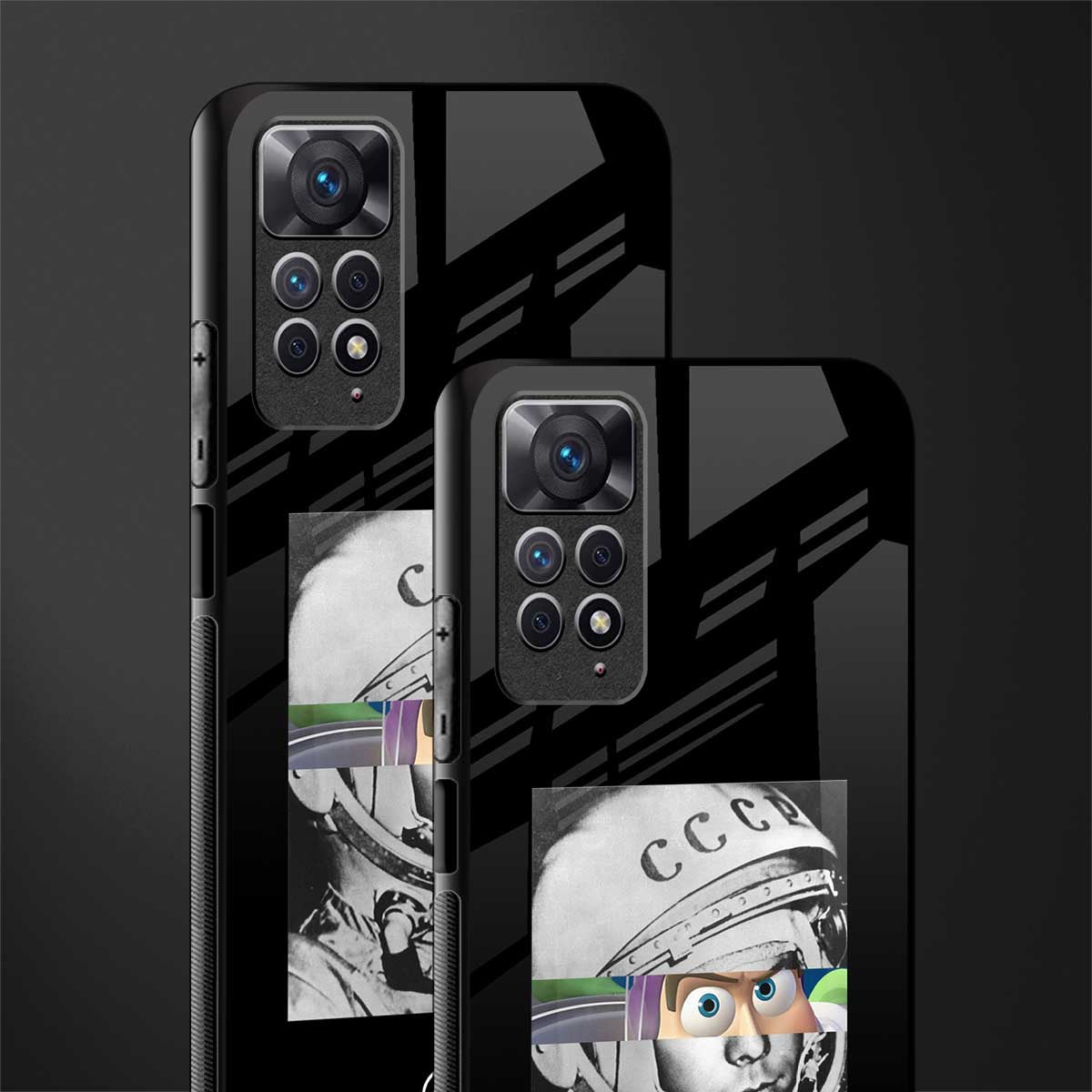 buzz lightyear astronaut mobile back phone cover | glass case for redmi note 11 pro plus 4g/5g