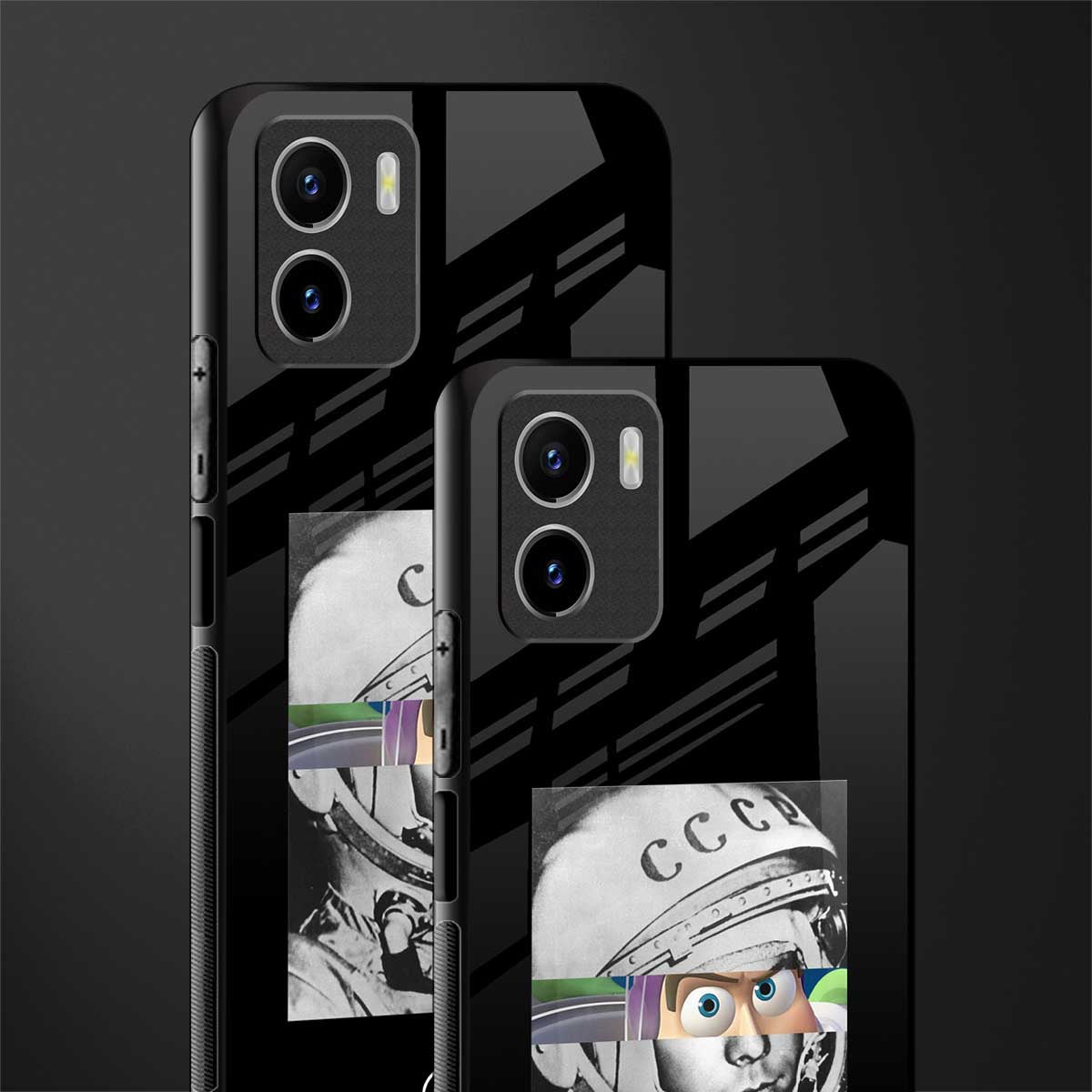 buzz lightyear astronaut mobile glass case for vivo y15s image-2