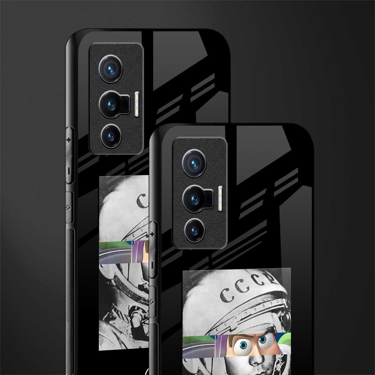 buzz lightyear astronaut mobile glass case for vivo x70 image-2