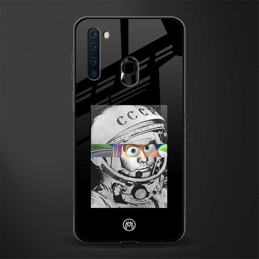 buzz lightyear astronaut mobile glass case for samsung a21 image