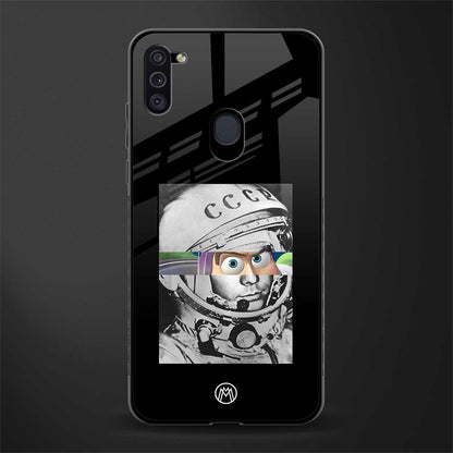 buzz lightyear astronaut mobile glass case for samsung galaxy m11 image