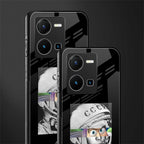 buzz lightyear astronaut mobile back phone cover | glass case for vivo y35 4g