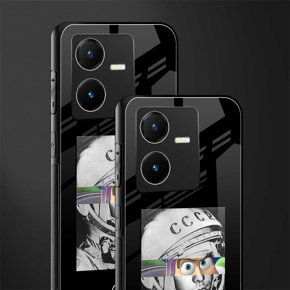 buzz lightyear astronaut mobile back phone cover | glass case for vivo y22