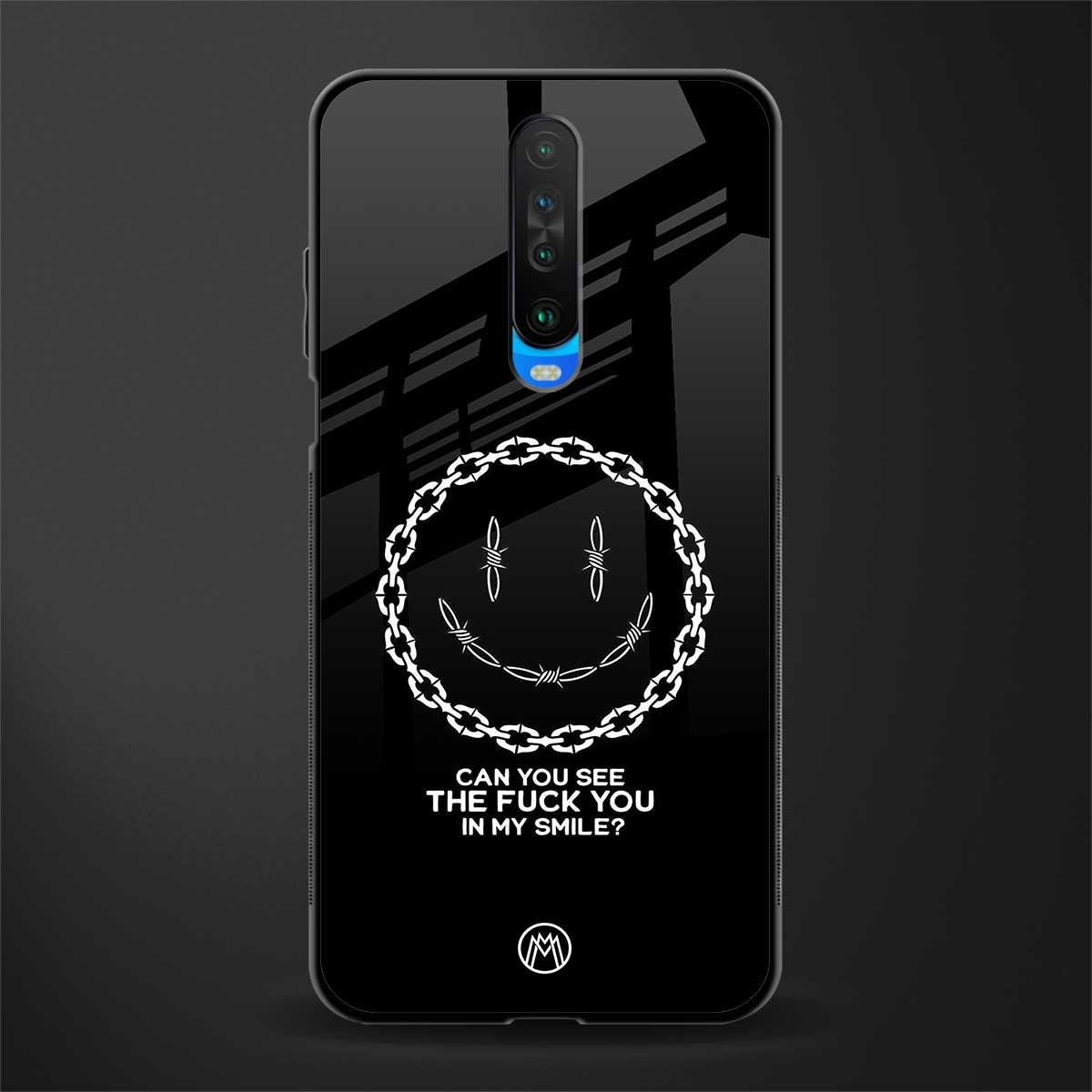 buzz off glass case for poco x2 image