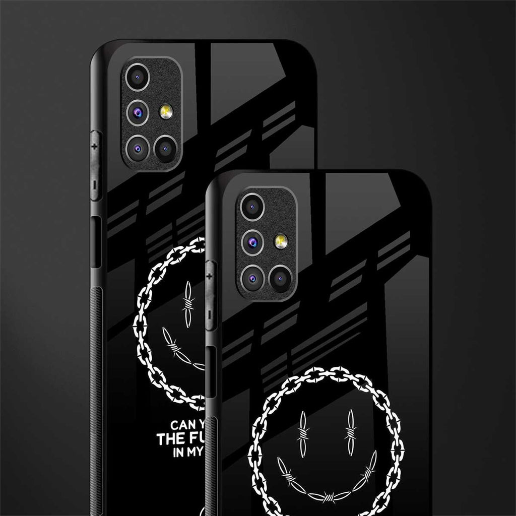 buzz off glass case for samsung galaxy m31s image-2