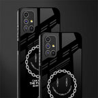 buzz off glass case for samsung galaxy m31s image-2